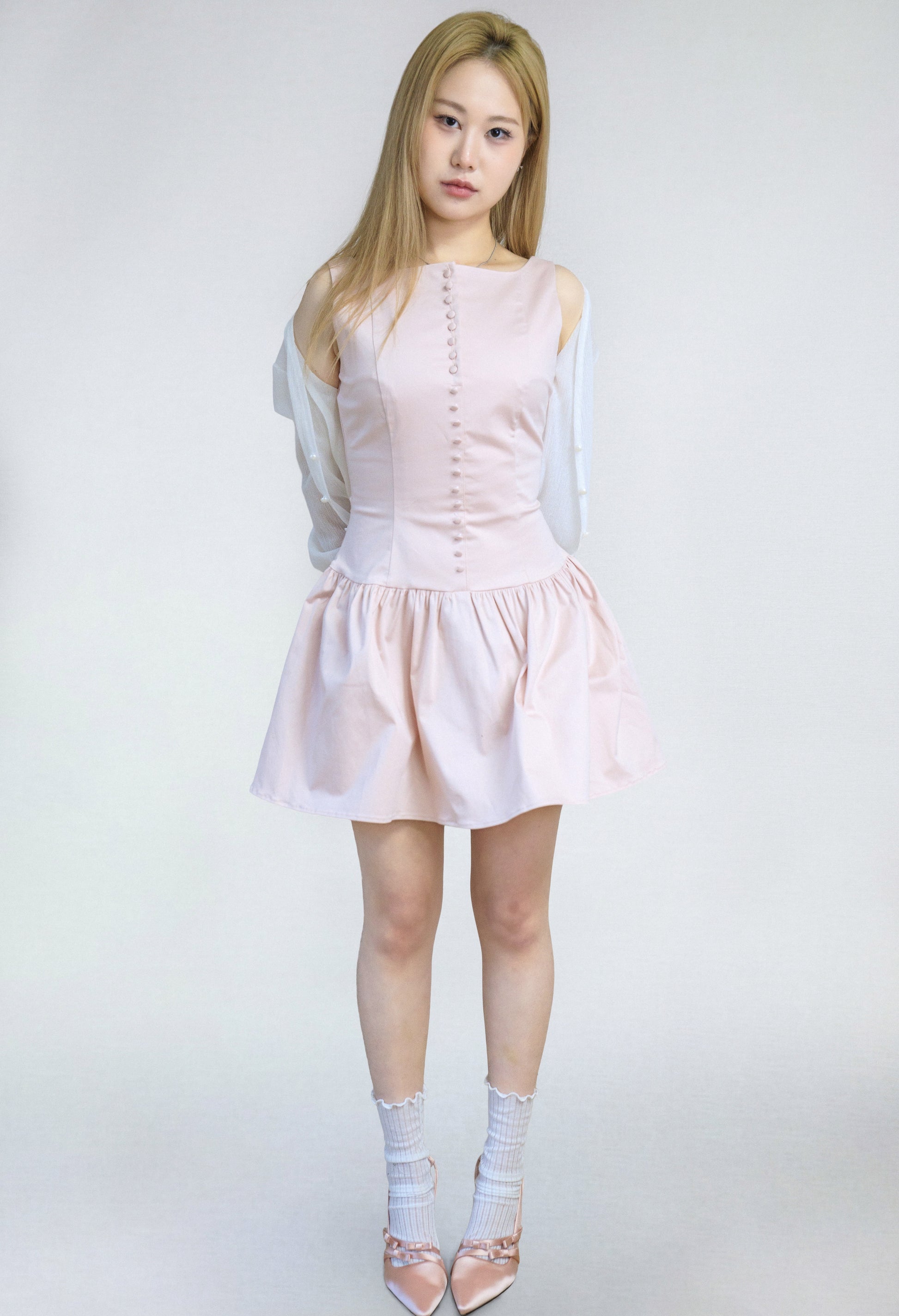 Julian Bean Button Line Dress