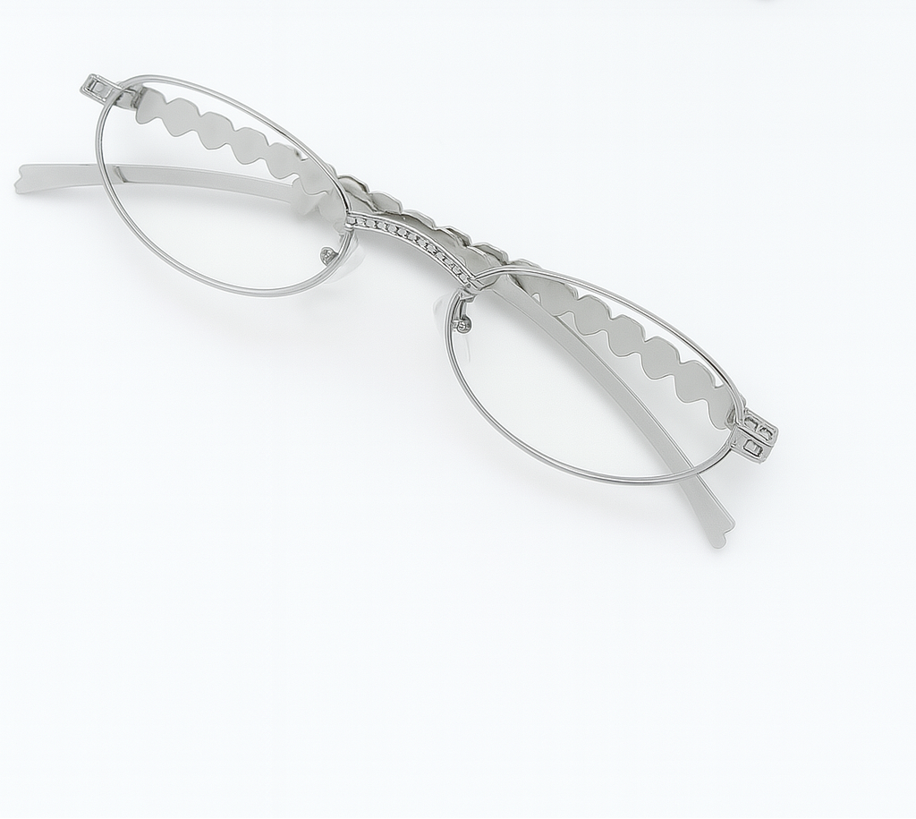 Heart Cubic Zirconia Glasses