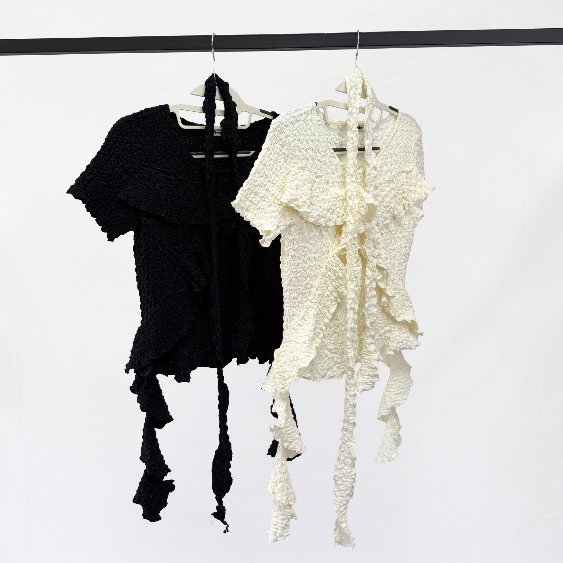 Wrinkle Frill Blouse