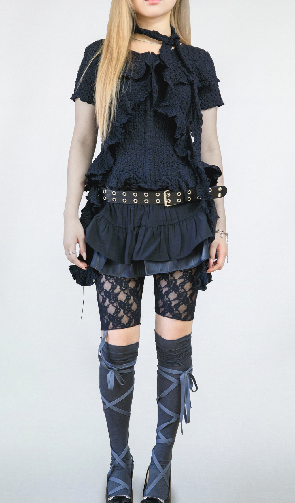 Tinkle skirt (layered, skirt)