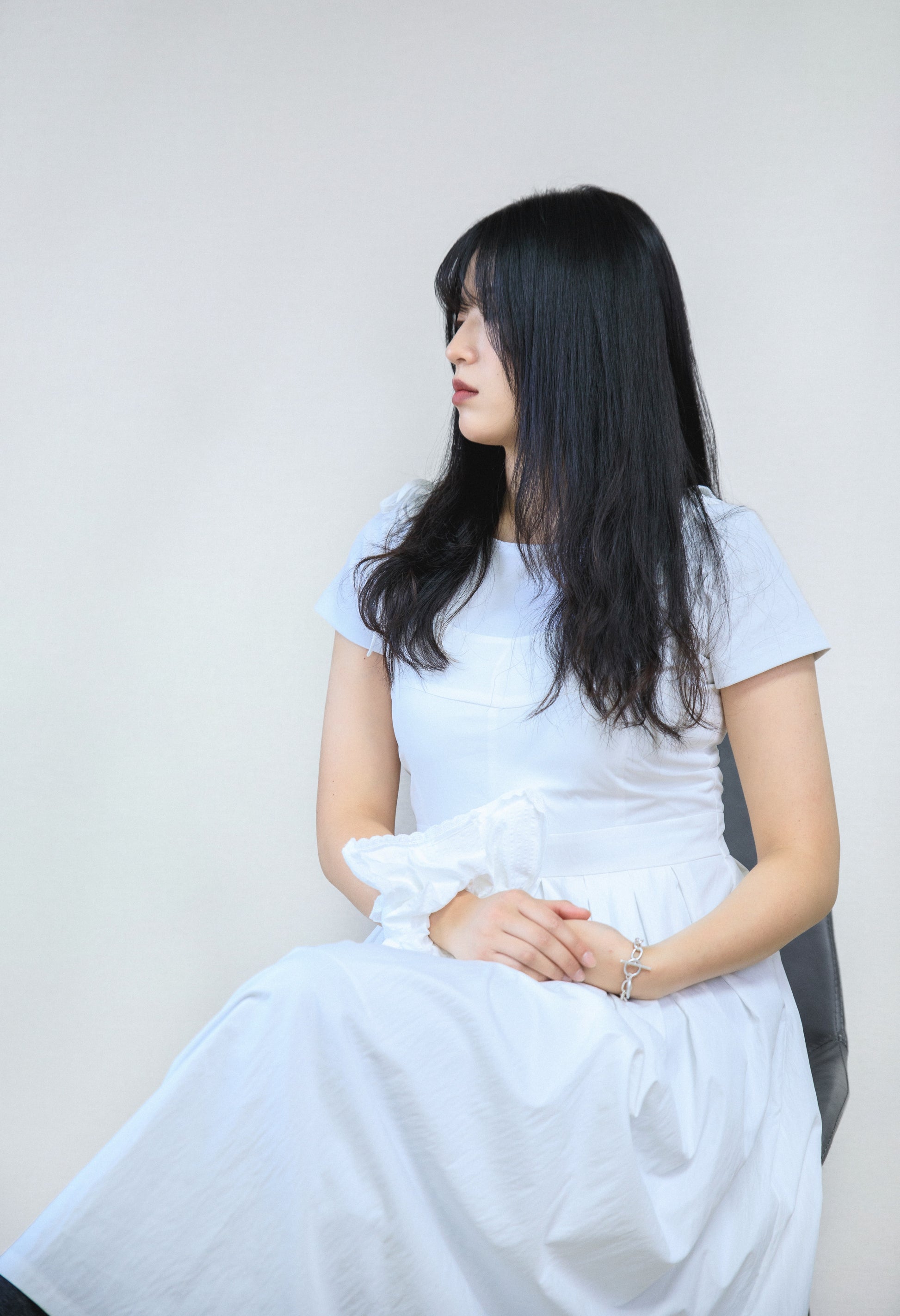 Sleeveless Pleated Long Dress