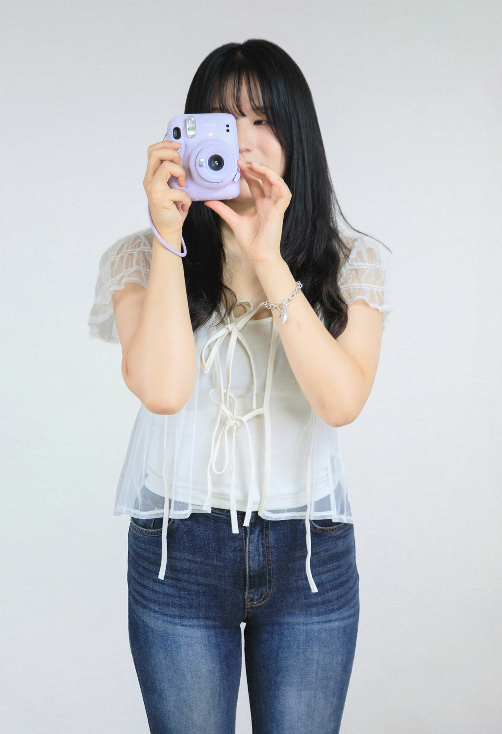 Lace Blouse and Tank Top Set