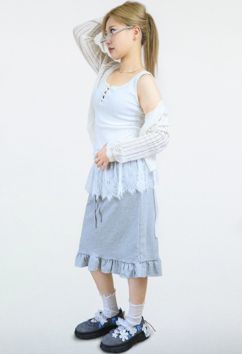 Anna Lace Layered Camisole Top