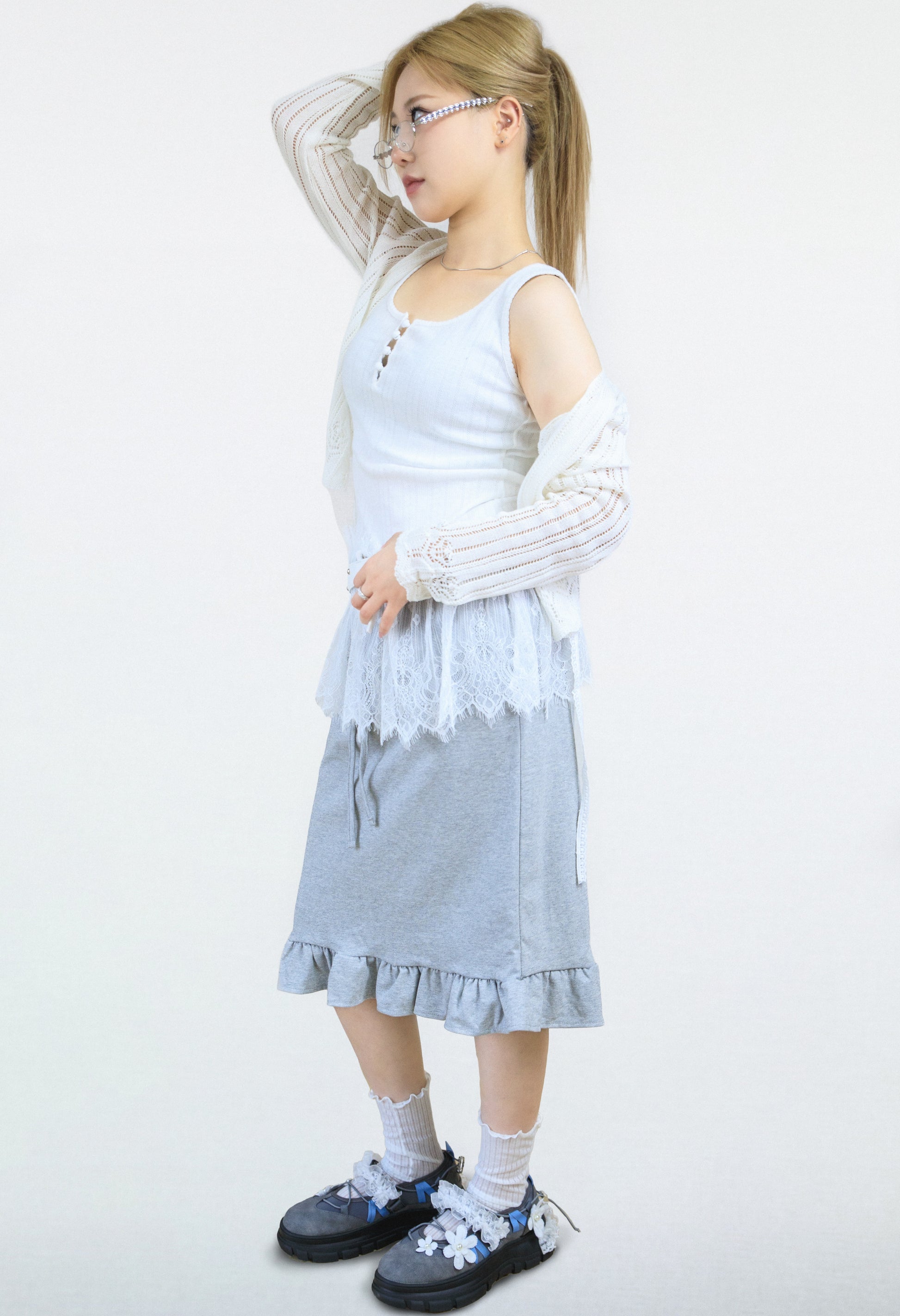 Anna Lace Layered Camisole Top