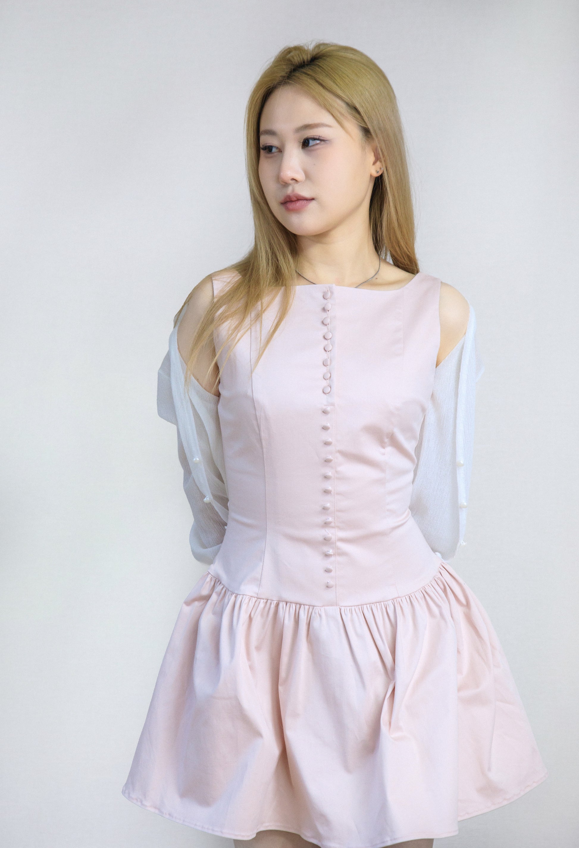 Julian Bean Button Line Dress