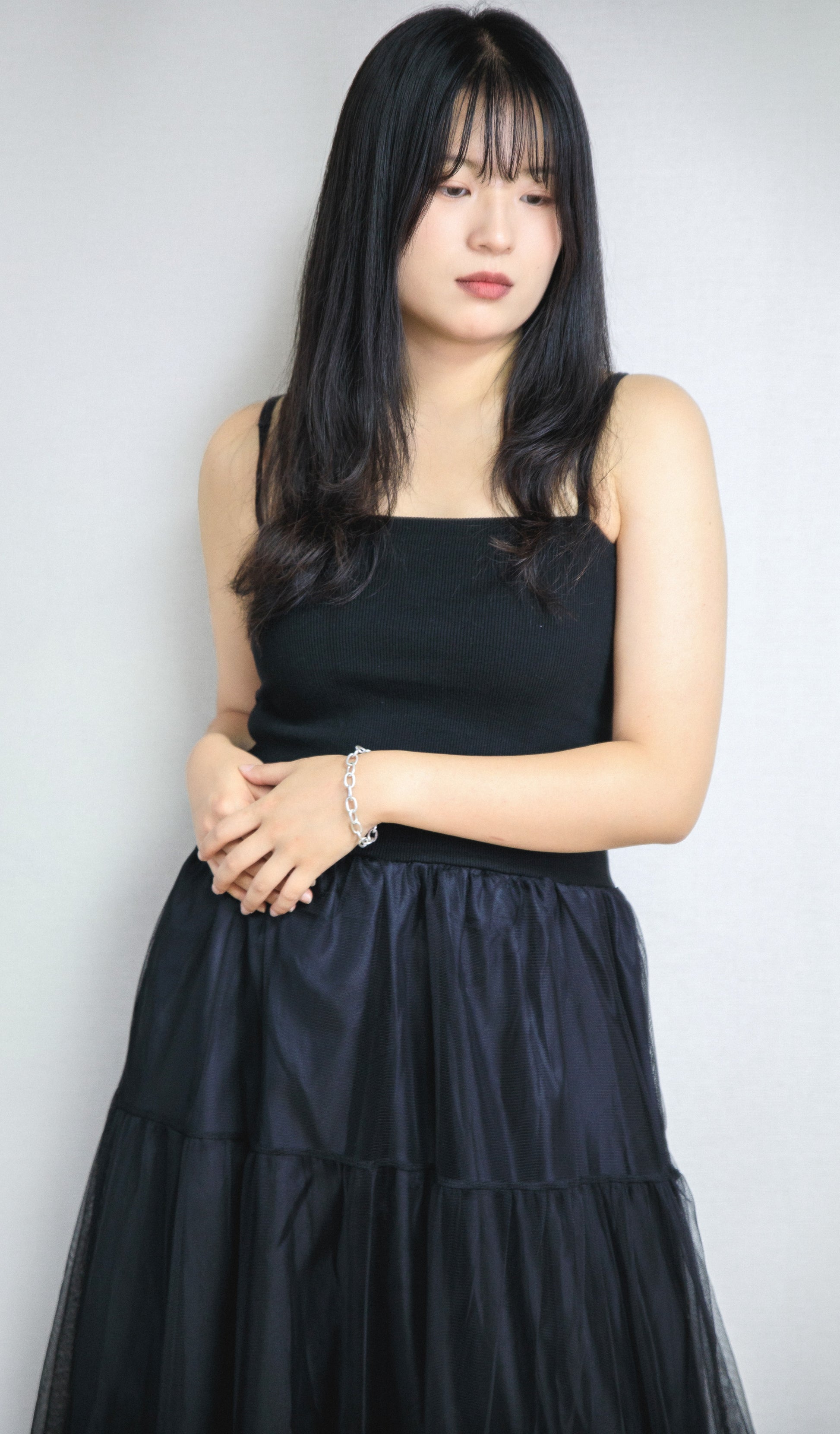 Shirred Balloon Dress