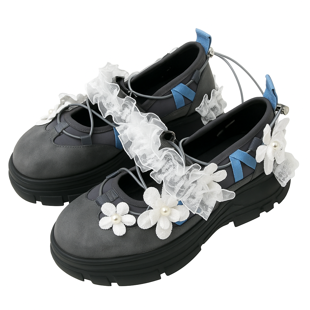 Lace Mary Jane Shoes